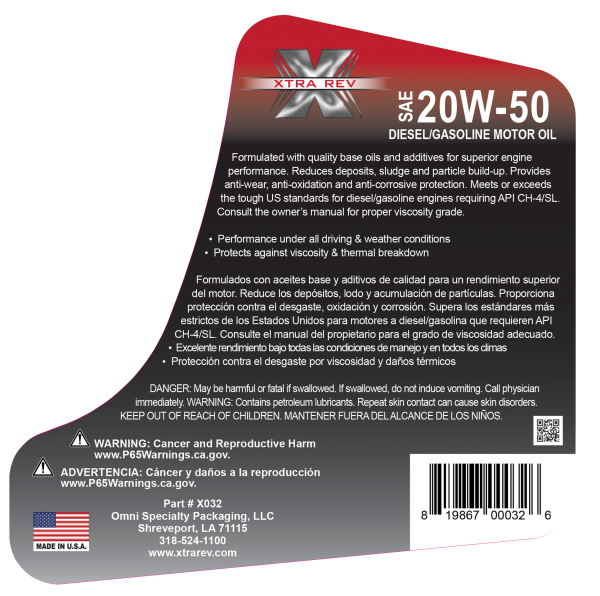 Diesel SAE 20W-50 CI-4+/SL - Image 3