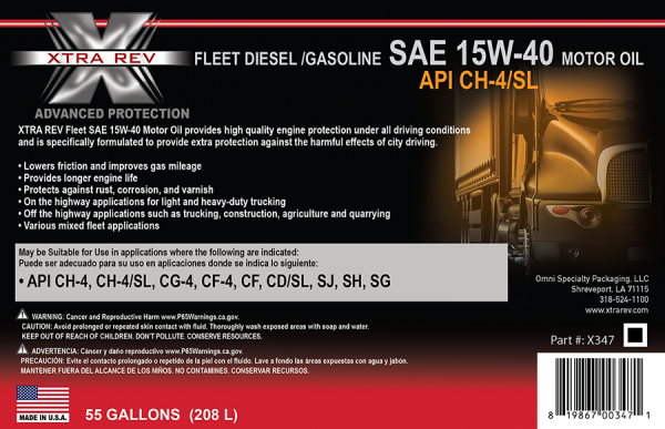 Fleet SAE 15W-40 CH-4/SL - Image 2