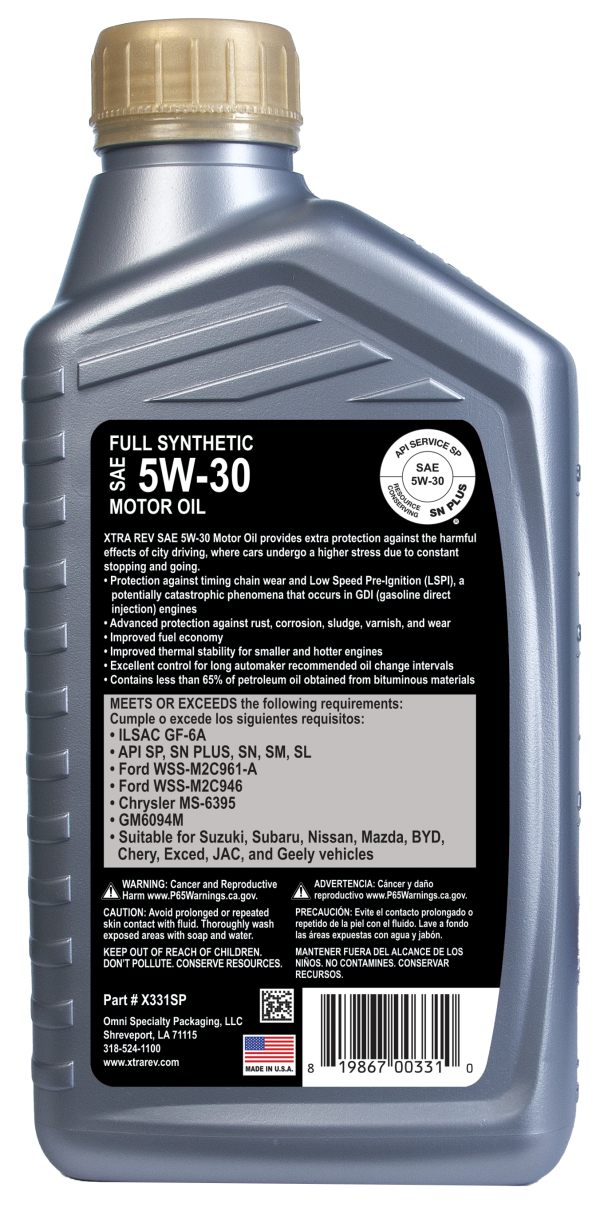 Full Synthetic SAE 5W-30 SP/GF-6 - Image 3