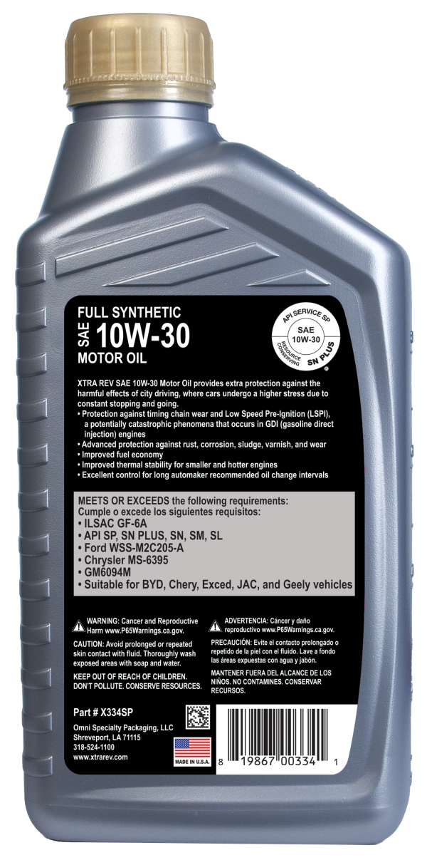 Full Synthetic SAE 10W-30 SP/GF-6 - Image 3